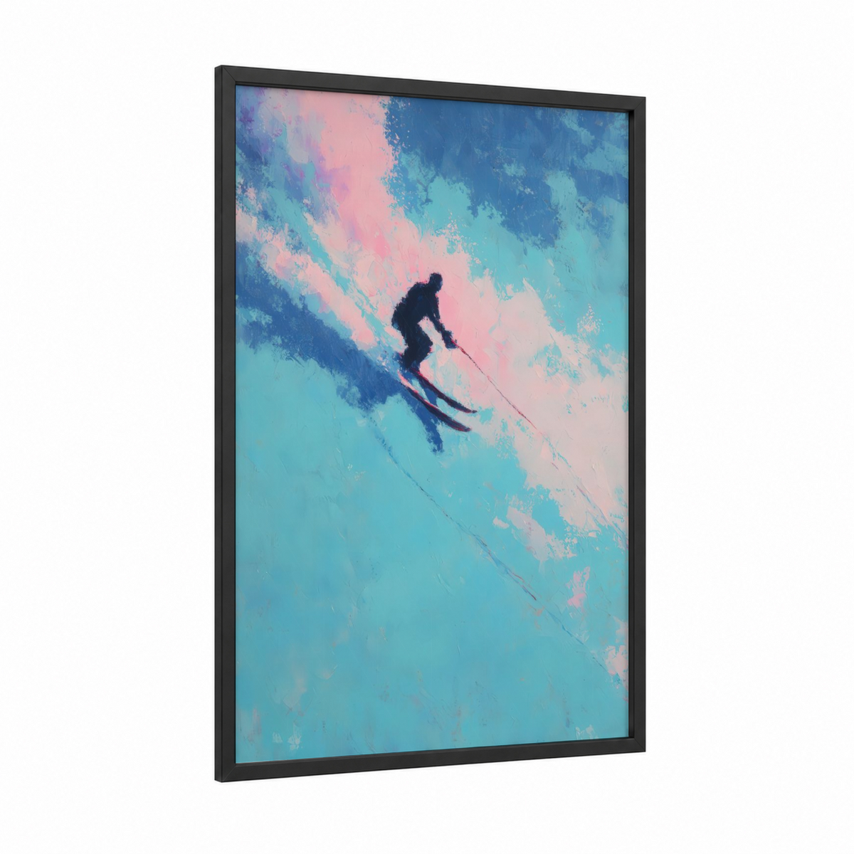 Alpine Skier Winter Sport Wall Art