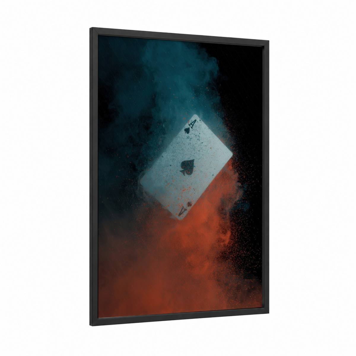 Ace of Spades Dramatic Card Game Wall Art