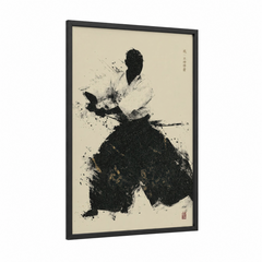 Aikido Warrior Martial Arts Japanese Wall Art