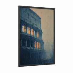 Ancient Colosseum Twilight Architecture Wall Art