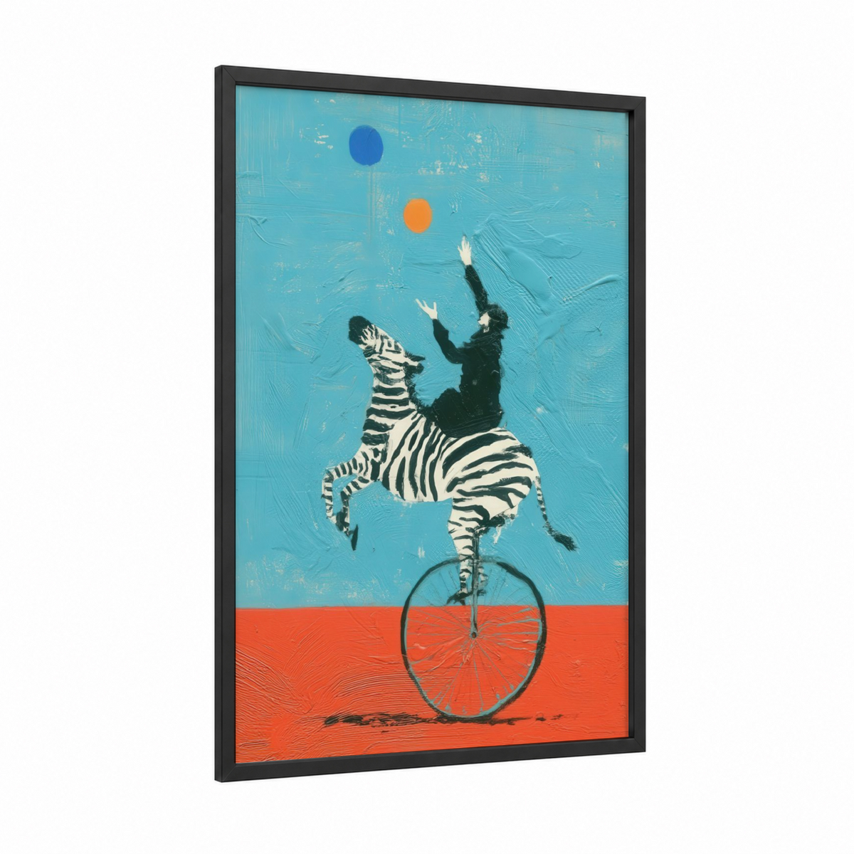 Acrobat Zebra Circus Wall Art