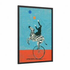 Acrobat Zebra Circus Wall Art