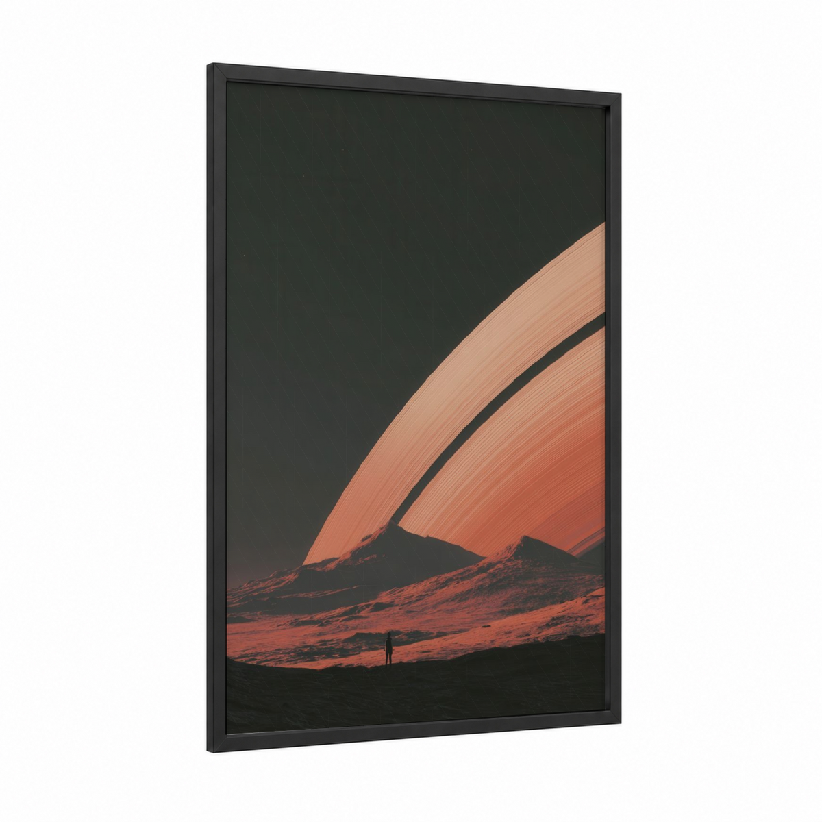 Alien Landscape Sci-Fi Planet Wall Art