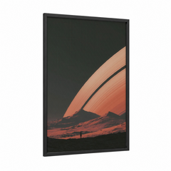 Alien Landscape Sci-Fi Planet Wall Art