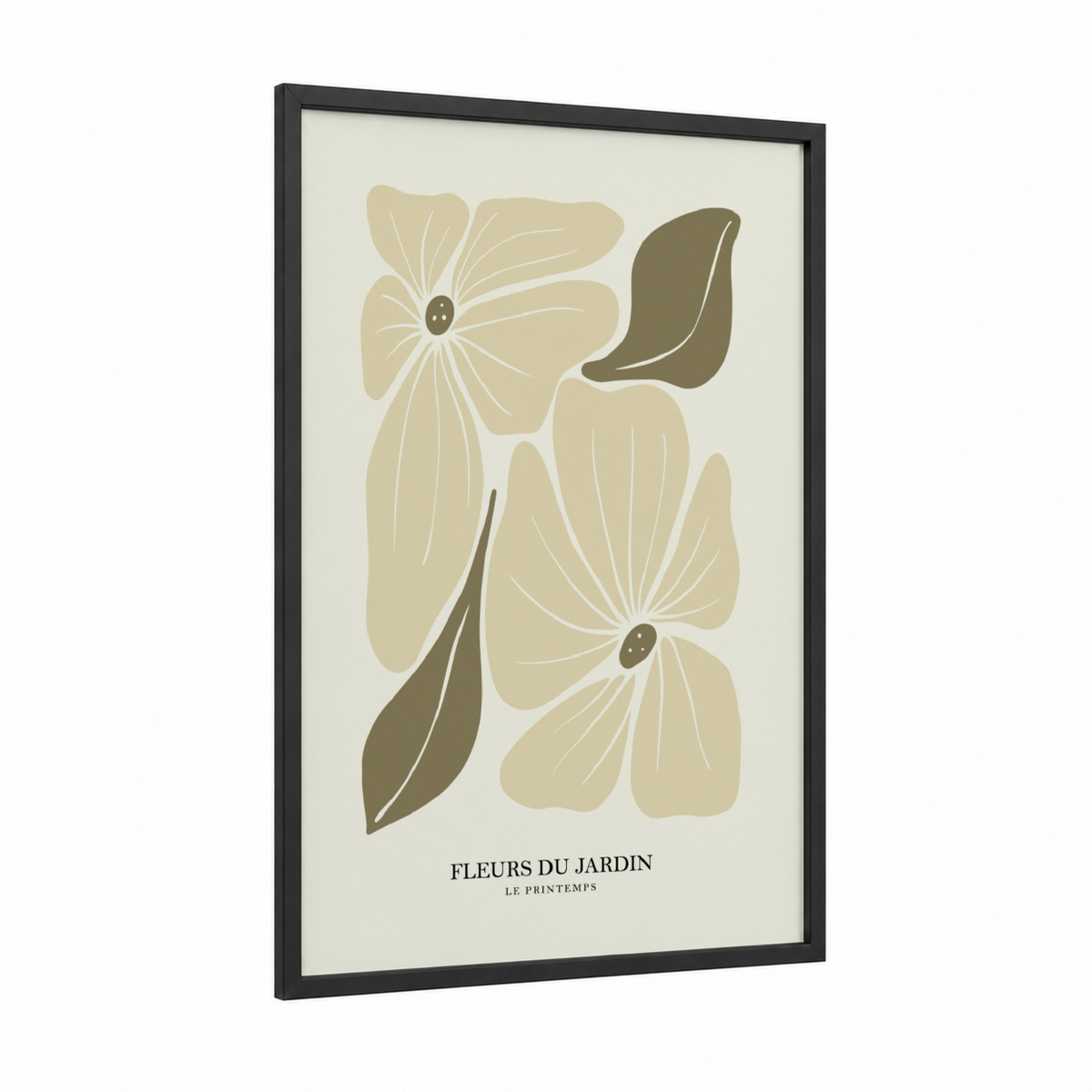 Abstract Minimalist Floral Garden Wall Art