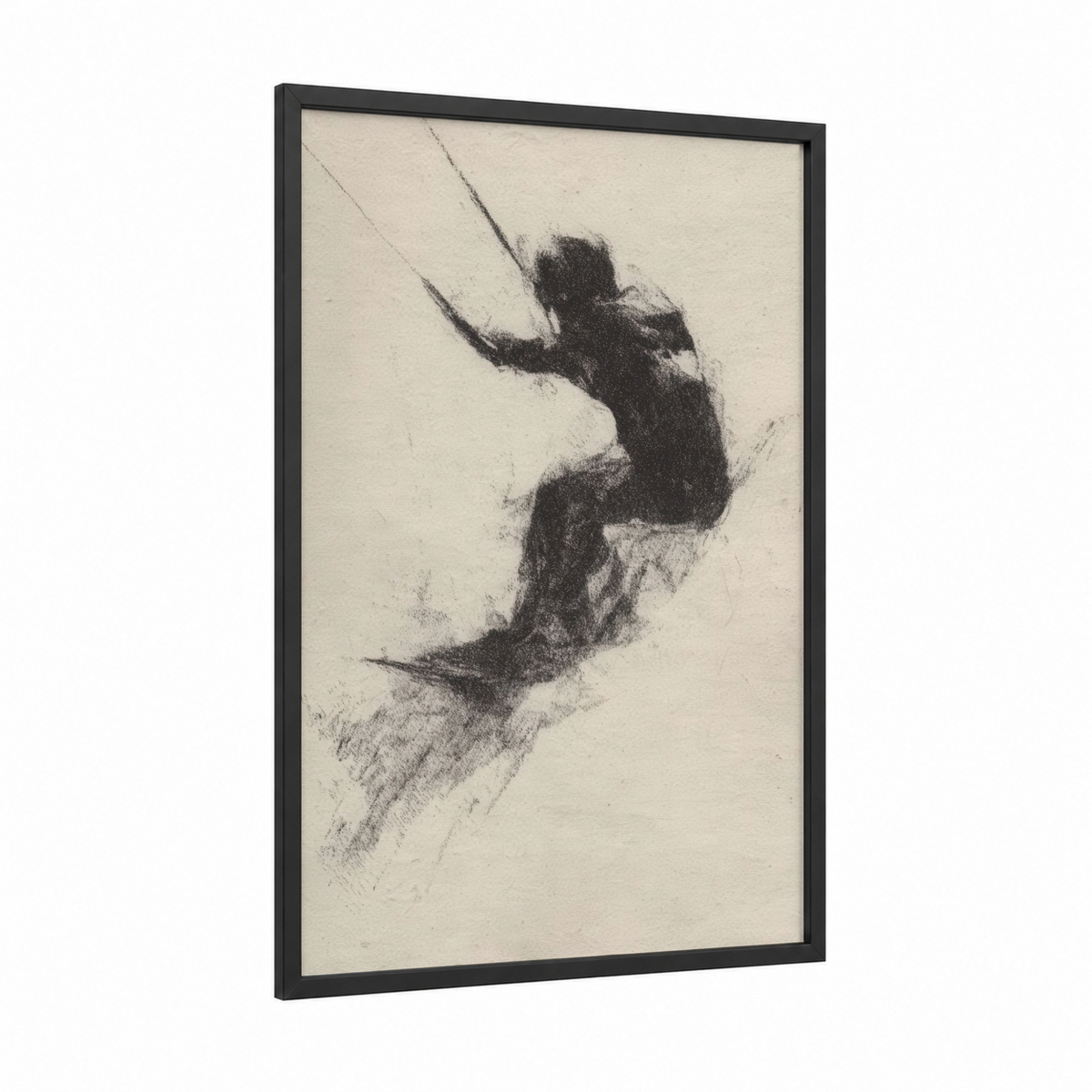 Aerial Wakeboarder Action Water Sport Wall Art