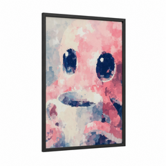 Abstract Squid Watercolor Art Wall Art
