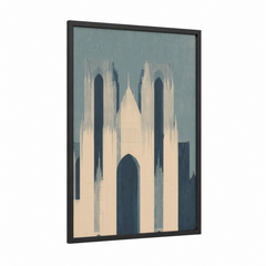 Amiens Cathedral Modern Architectural Wall Art