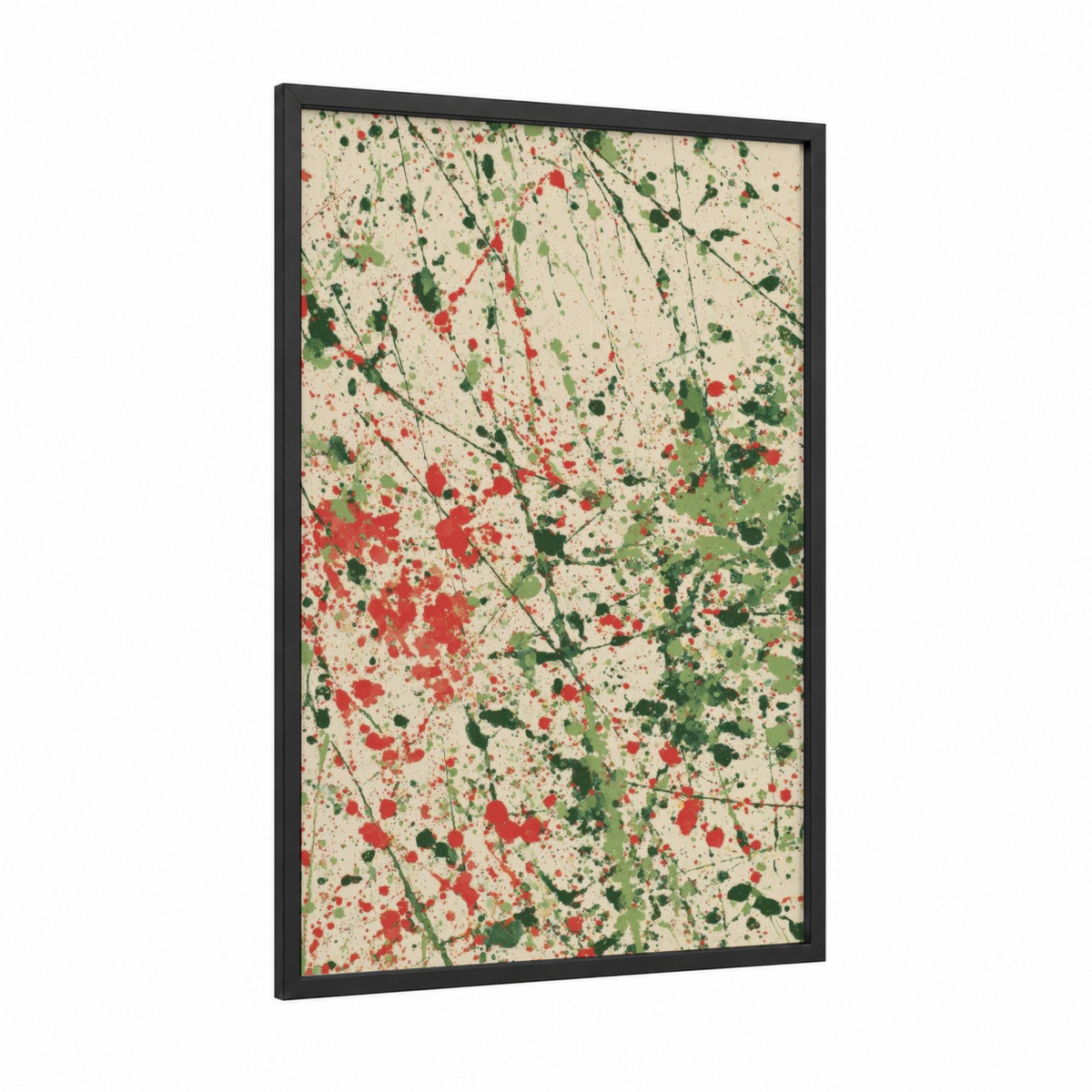Abstract Garden Splatter Salad Wall Art