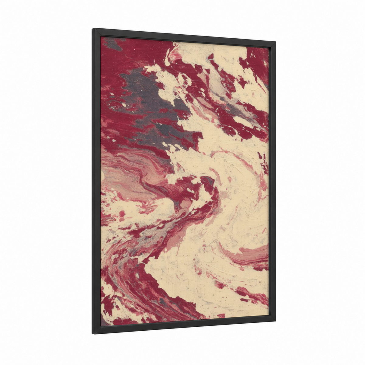 Abstract Meat Marble Texture Wall Art