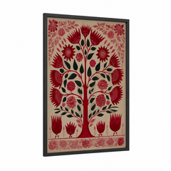 Abstract Floral Tree Art Print Wall Art