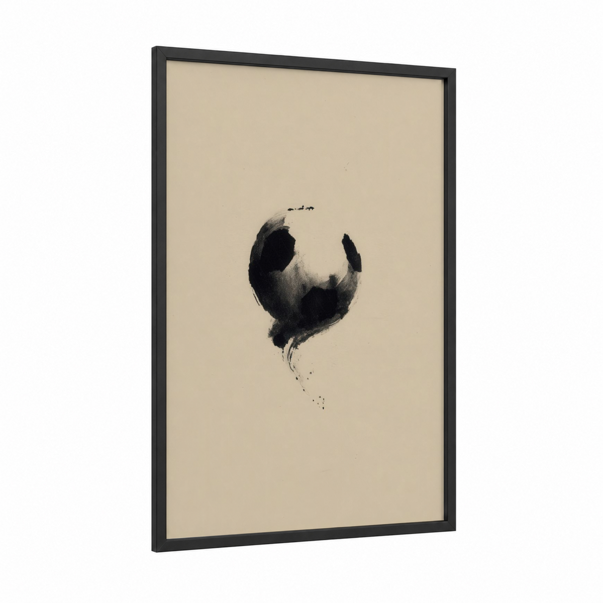 Abstract Soccer Minimalist Line Wall Art
