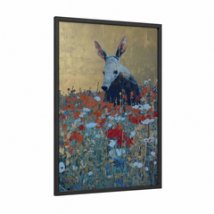 Aardvark in Wildflower Field Wall Art