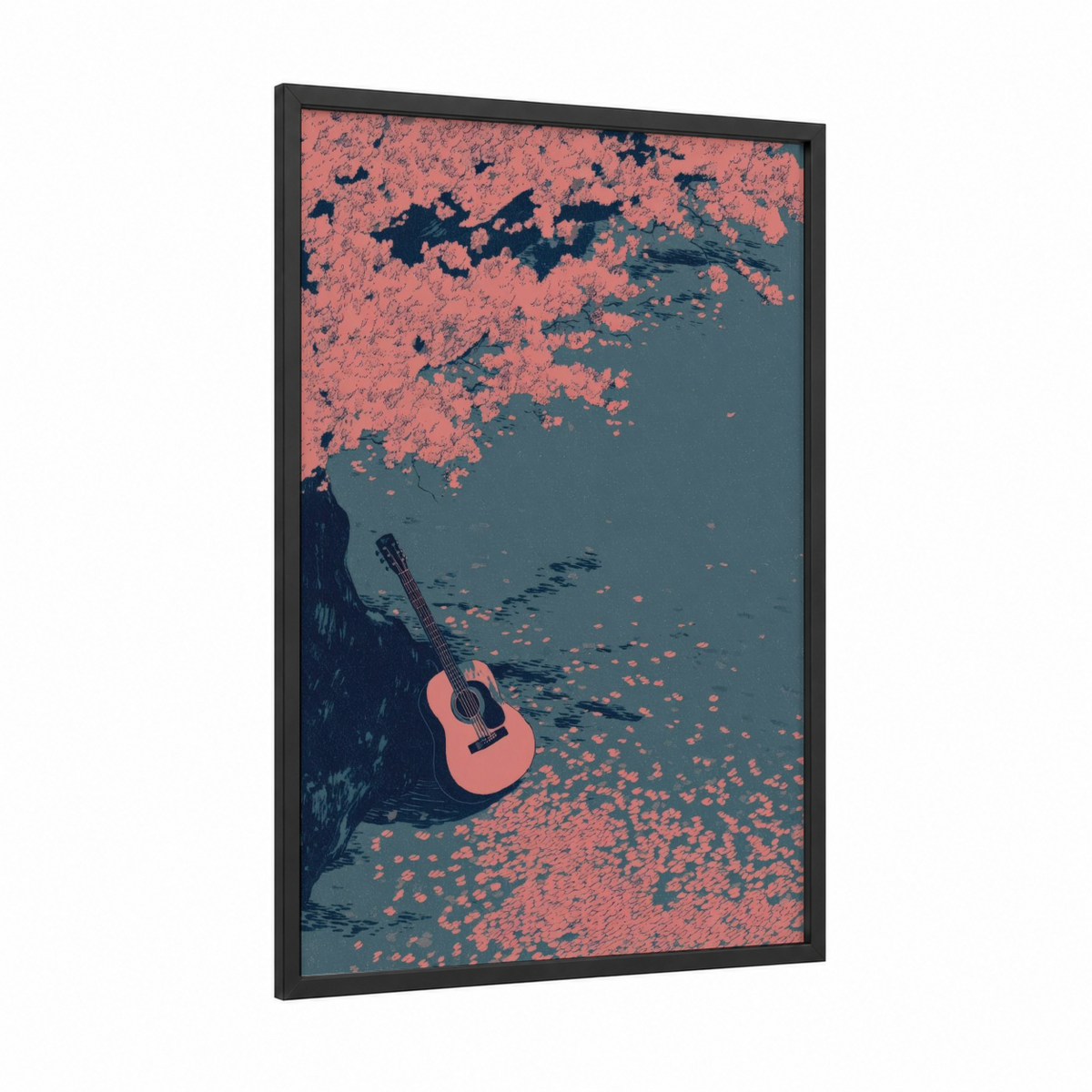 Acoustic Guitar Dreamy Fantasy Wall Art