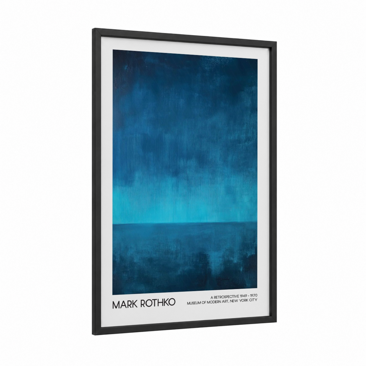 Abstract Coastal Gradient Modern Wall Art