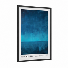 Abstract Coastal Gradient Modern Wall Art